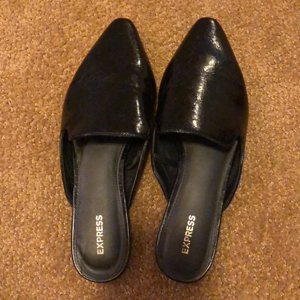 Express snake skin flats